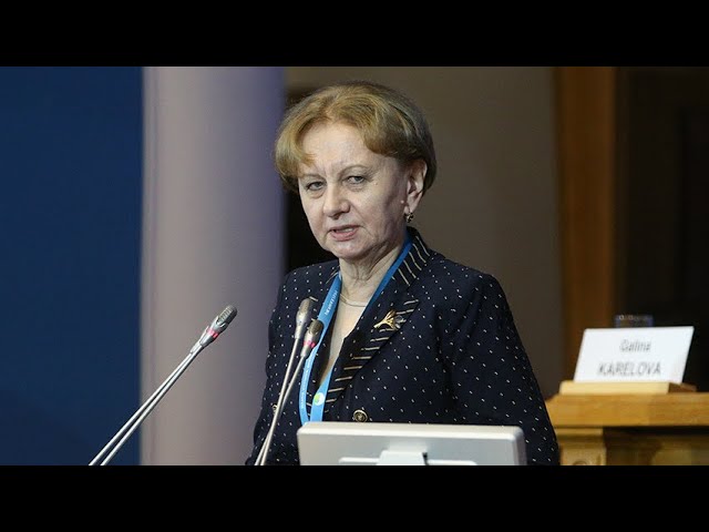 Выступление Зинаиды Гречаный на пленарном заседании ЕЖФ-2021