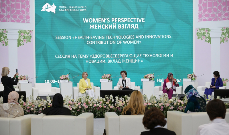 Галина Карелова. Участницы проектов Совета ЕЖФ представили инновации в сфере здравоохранения на Международном экономическом форуме в Казани