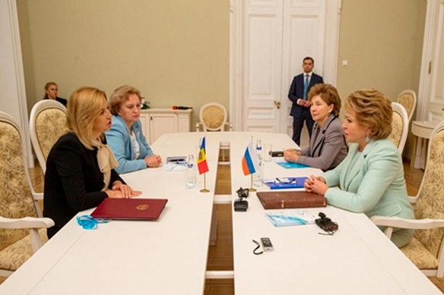 В рамках Евразийского женского форума В.Матвиенко встретилась с молдавскими политиками