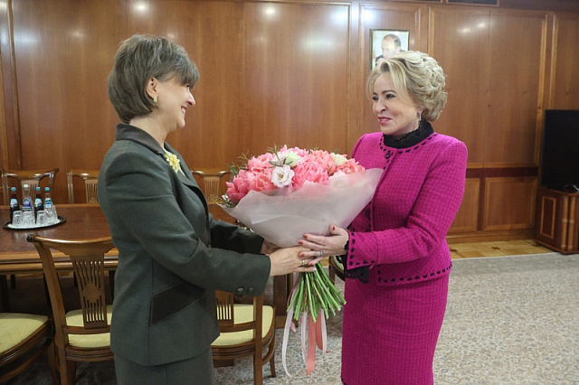 Валентина Матвиенко провела встречу с координатором проекта ЕЖФ
